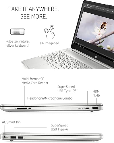 Miniatura 4 de HP Computadora portátil FHD de 15.6 2022, Intel Core i5 1135G7 de 11 generación (Beats Intel i7 1065G7), 32 GB de RAM, SSD de 1 TB, tarjeta de