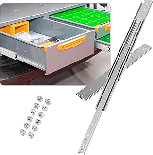 Sponsored Ad - VEVOR Drawer Slides, 1 Pair 34 Inch Soft Close Drawer Slides, Ball Bearing Side Mount Drawer Hardware Slide...