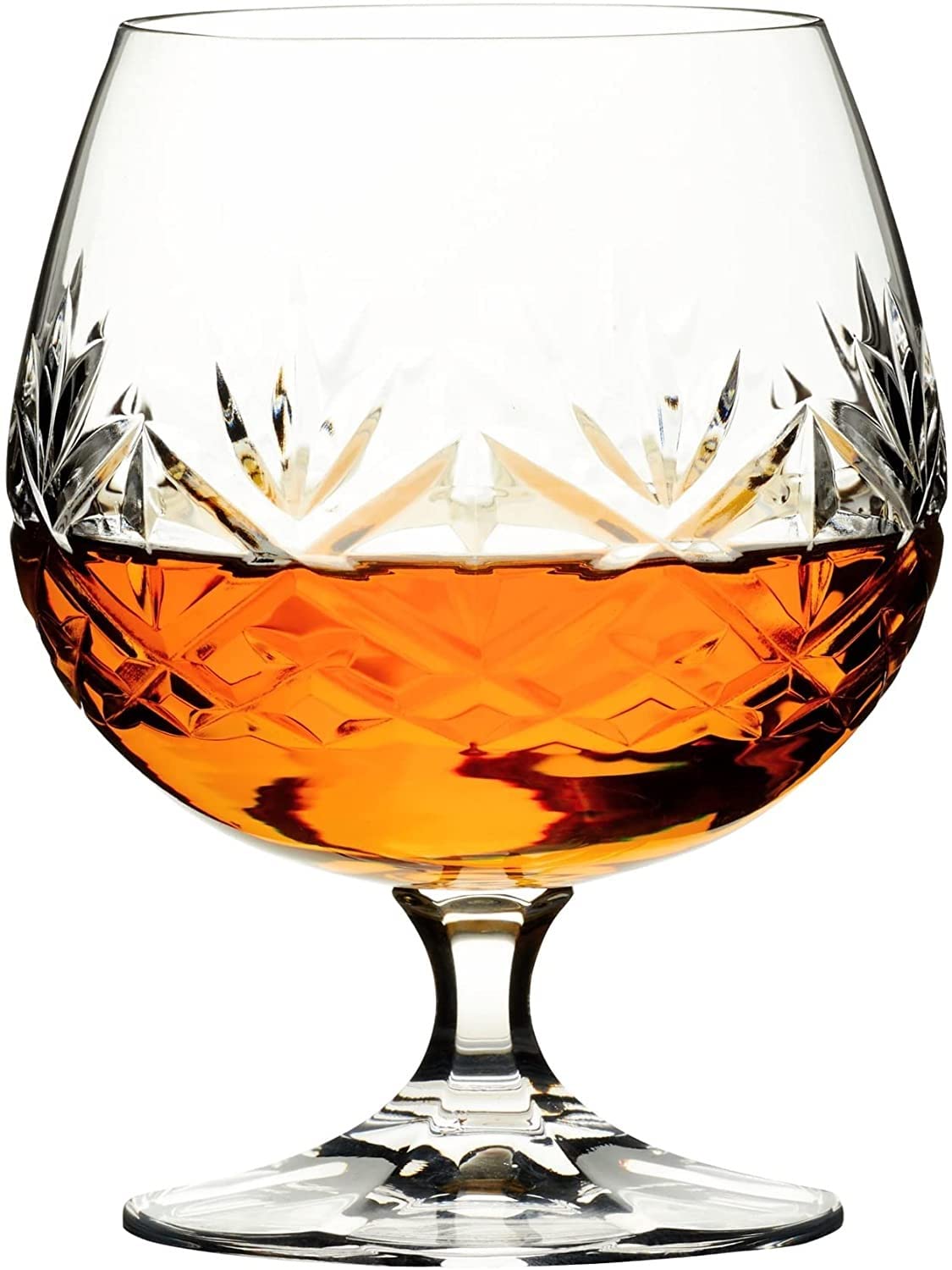 Brandy-/Cognac-Glas 250 ml – Einzelstück in bleifreiem Kristall mit schwerem Boden & Geschenkverpackung – Snifter für Brandy, Whisky & Genussmomente - Glenrigg