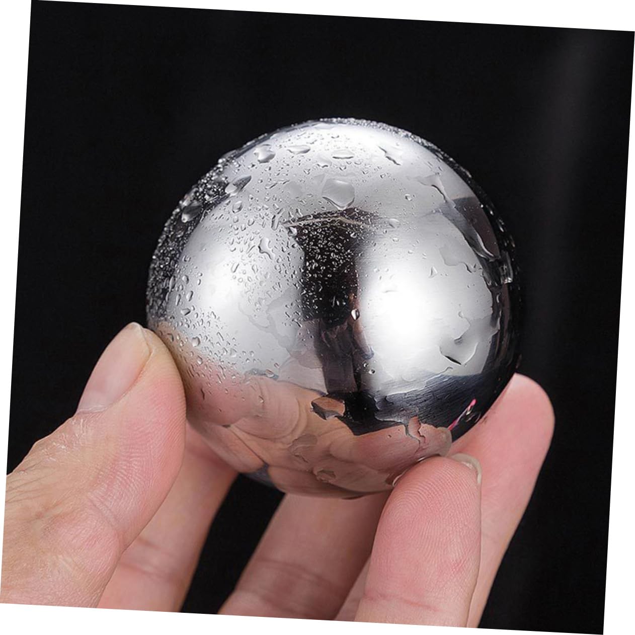 Ciieeo 3pcs Whiskey Chilling Ball Vodka Chilling Stones Whiskey Steel Balls Drink Chiller High Cooling Wine Stone Whisky Ice Ball Whiskey Ice Stones Whisky Stone Ice Cubes Decanter