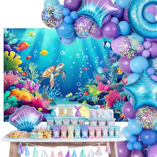 Fondo Fotográfico Mocsicka 7x5ft Bajo el Mar miniatura 2