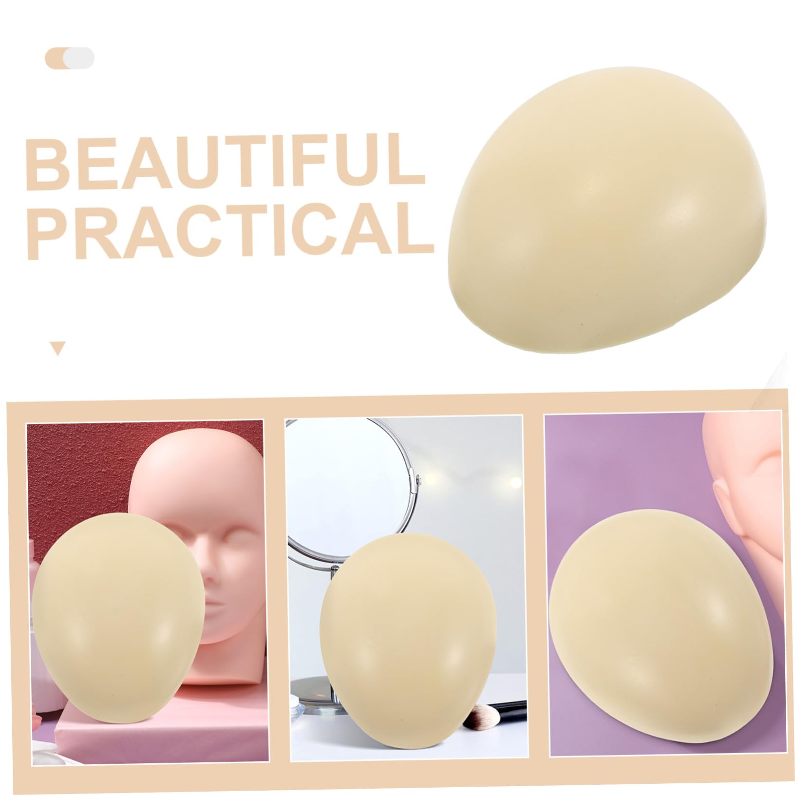 SOESFOUFU Cosmetology Tool Female Mannequin Head Wig Display Holder Realistic Model Easy to