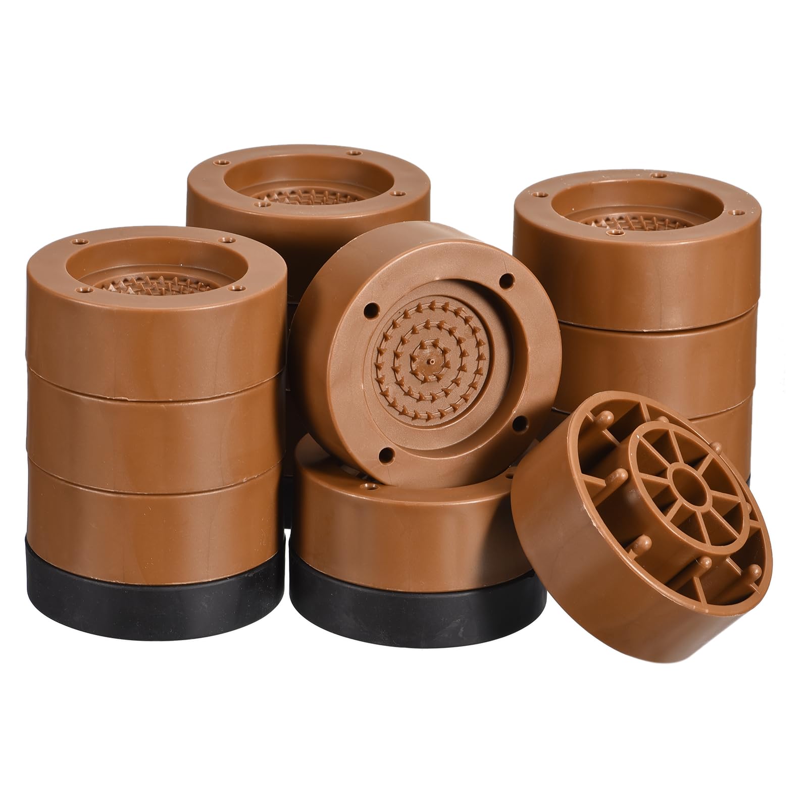 Amazon.com: uxcell Round Furniture Risers 4 Set, Height 3.35 ...