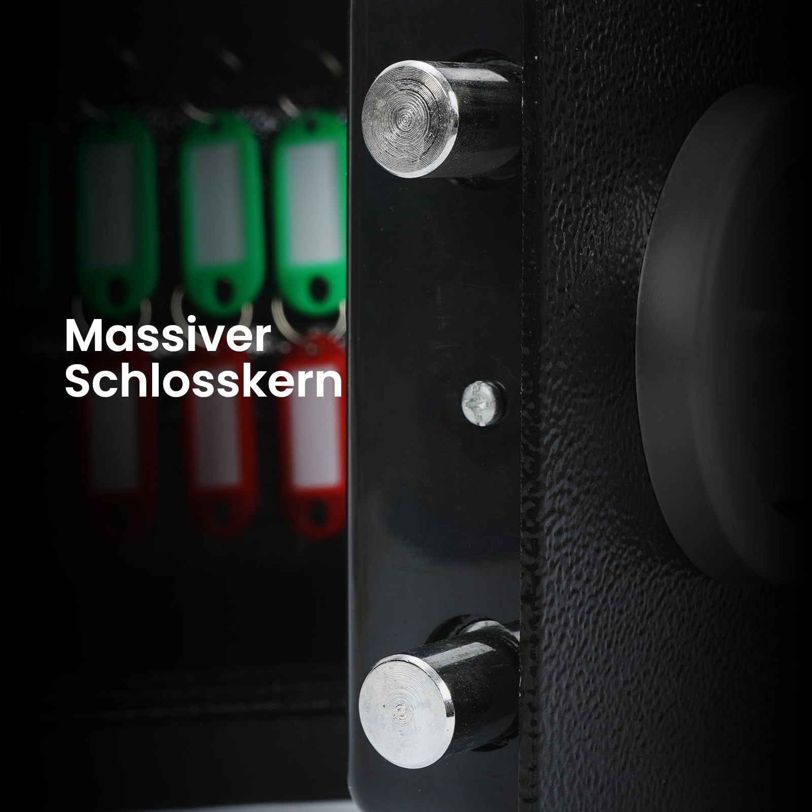 Trintion Schlüsseltresor für 32Schlüssel 31x20x10cm Schlüsseltresor mit Elektronikschloss Schlüsselkasten Schlüsselschrank Verrieglung durch Code Tür doppelwandig für Auto Büro Haus Garage