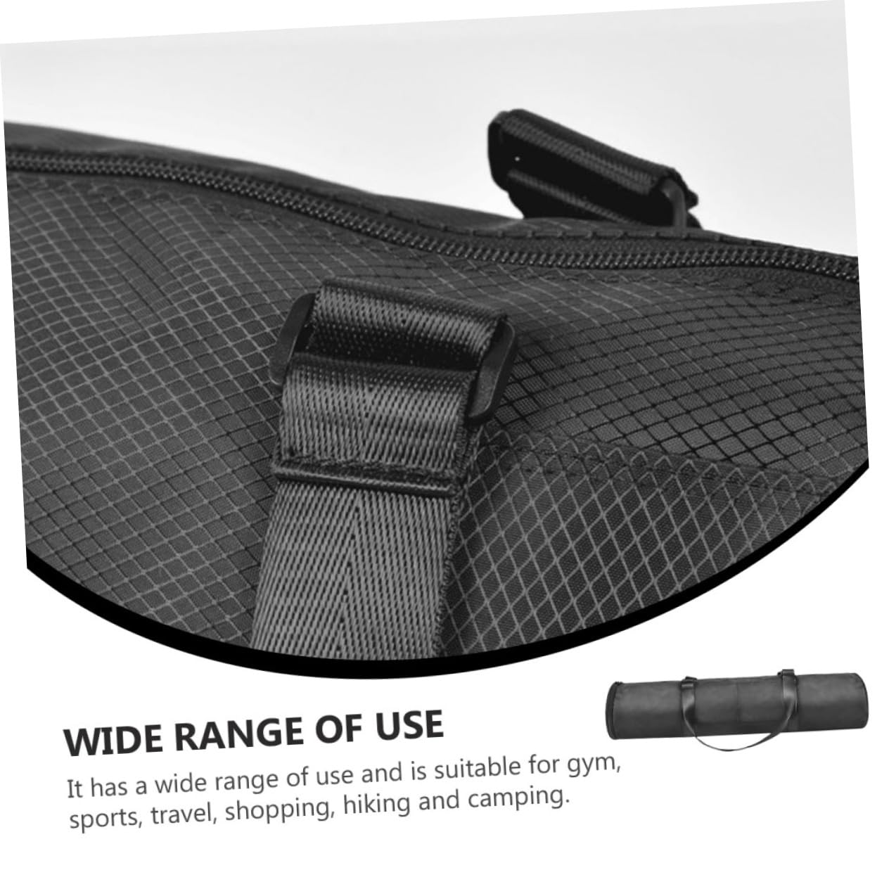 Mikikit Bolsa de Yoga Hombro con Gran Capacidad para y Accesorios Fabricada Oxford Diseño Práctico con y Múltiples Compartimentos