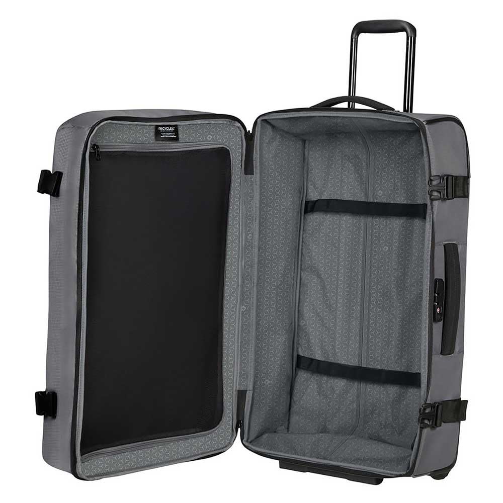 Samsonite Roader - Bolsa de viaje M con ruedas, 68 cm, 81 L, gris (Drift Gray)
