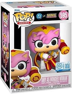Comprar Funko Pop! Heroes: Justice League & Sonic - Amy Rose/Wonder Woman Hybrid Rose/WW - Sonic + DC Comics - Figura de Vinilo Coleccionable - Idea de Regalo - Mercancia Oficial - Video Games Fans