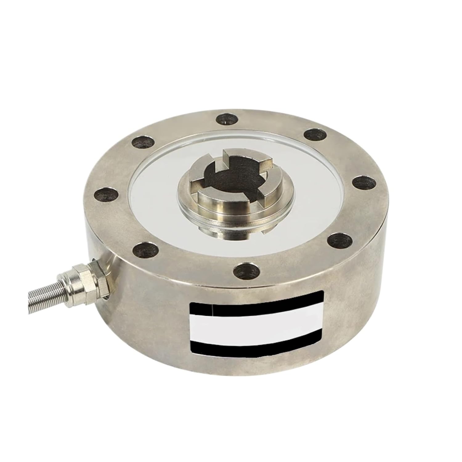 Spoke Type Force Sensor Compression Load Cell High Precision Measuring Weight for Machine Hopper Scale Automatic 0-100KN,for Impact Force Measurement Industrial Testing(30KN)