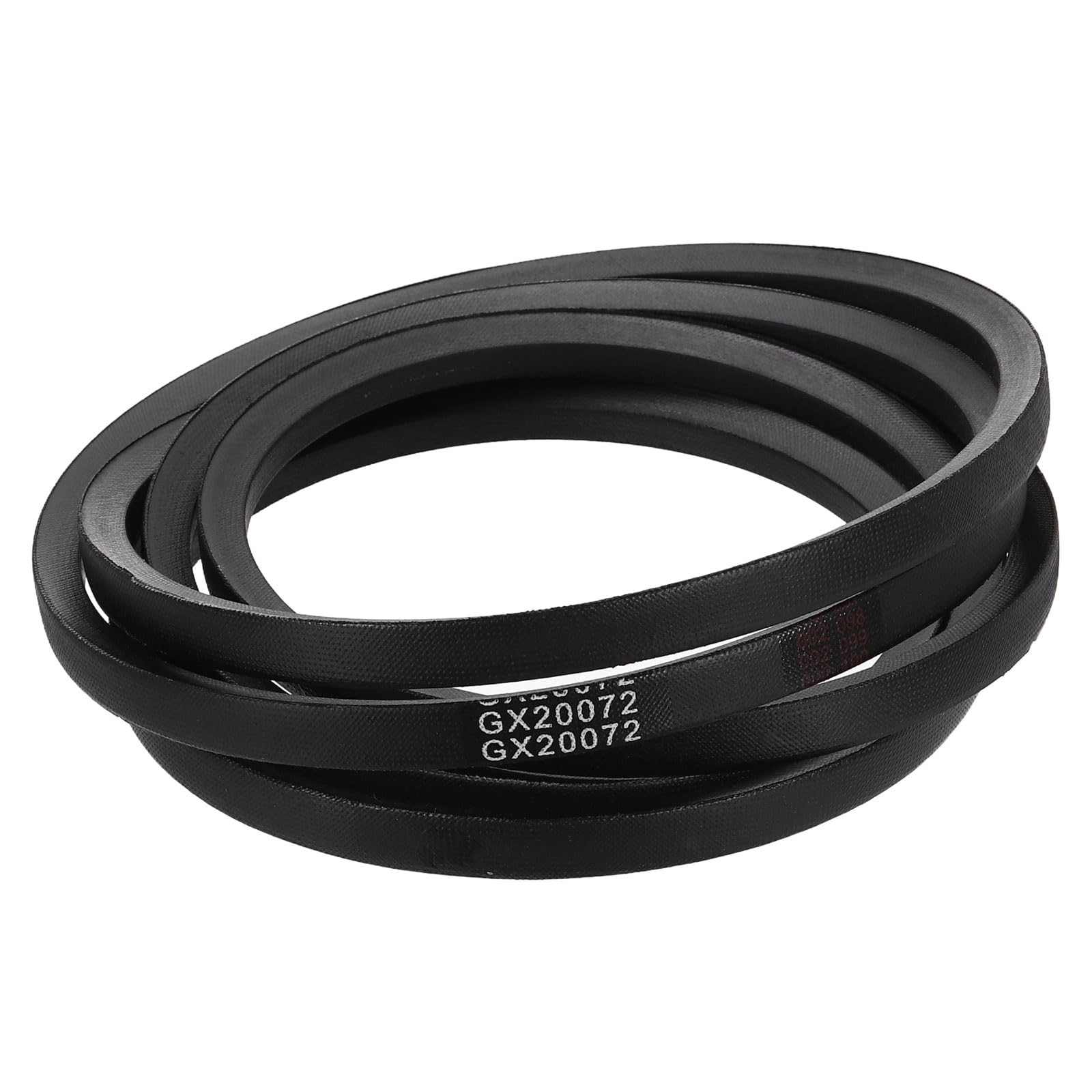 sourcing map Cord Mower Deck Belt 1/2" x 104" Rubber Replacement Cord Deck Drive Belt for 754-04219, 954-04219, Black