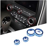 Vista 10 de Cubierta de botón de ajuste de volumen de aire acondicionado de aleación de aluminio compatible con Chevrolet Corvette C7 2014 2015 2016 2017 2018
