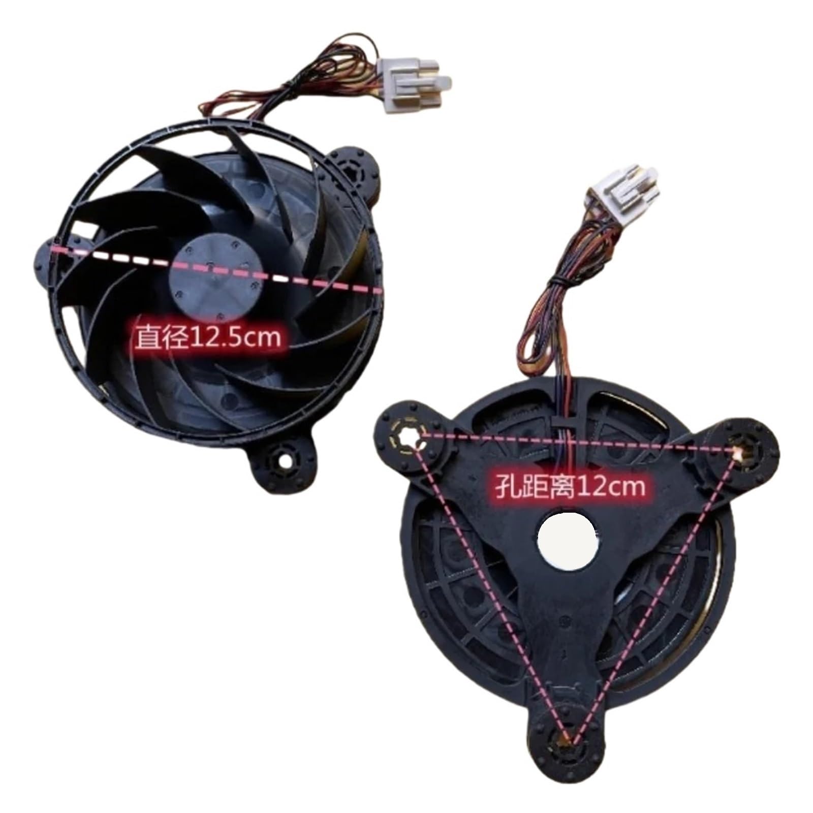 Ventola del motore del ventilatore del motore del congelatore del frigorifero GW12E12MS1FB-52Z96 DC12V 0.171A for la lettera del mare