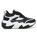 ROWLANS Women’s Trendy Lace-Up Shoes - Comfortable and Stylish for Everyday Wear_786_5_Black gallery image