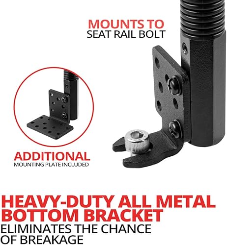 Miniatura 2 de Tackform Soporte para tablet para coche y camión montaje ELD Soporte industrial de aluminio de 22 pulgadas con cuello de cisne para taxi, furgoneta,