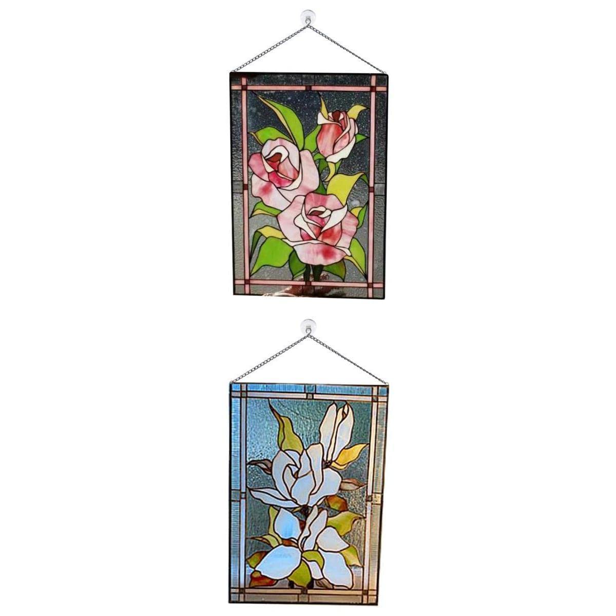 2X Rectangle Window Panel Wall Decor |Home & Garden| Home D?©cor| Suncatchers & Mobiles-image-18