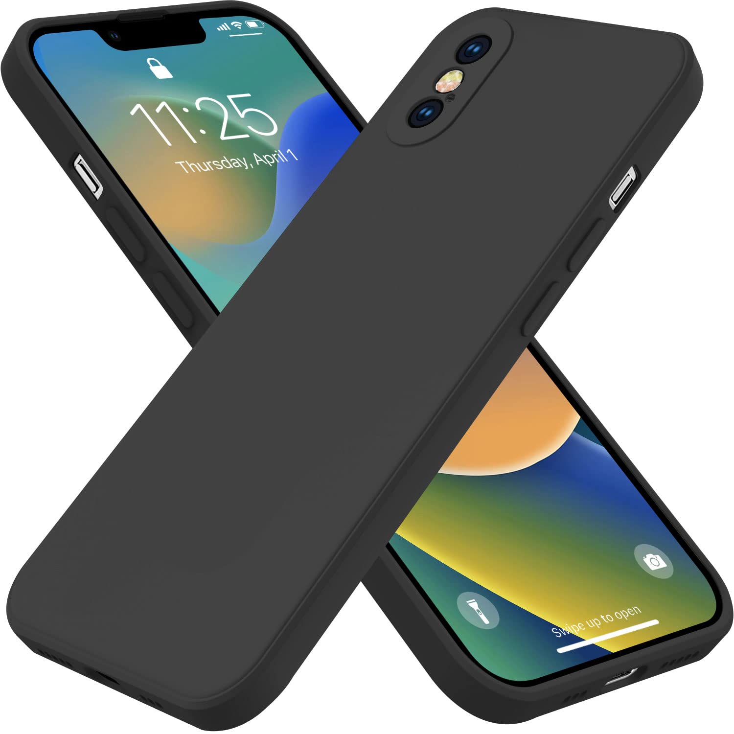 AYSZNBLA for iPhone Xs Max Case,Liquid Silicone Gel Rubber Phone Case,Non-Yellowing Phone Bumper Cover,Multi-Color Silicone Phone Case,Non-Slip Full