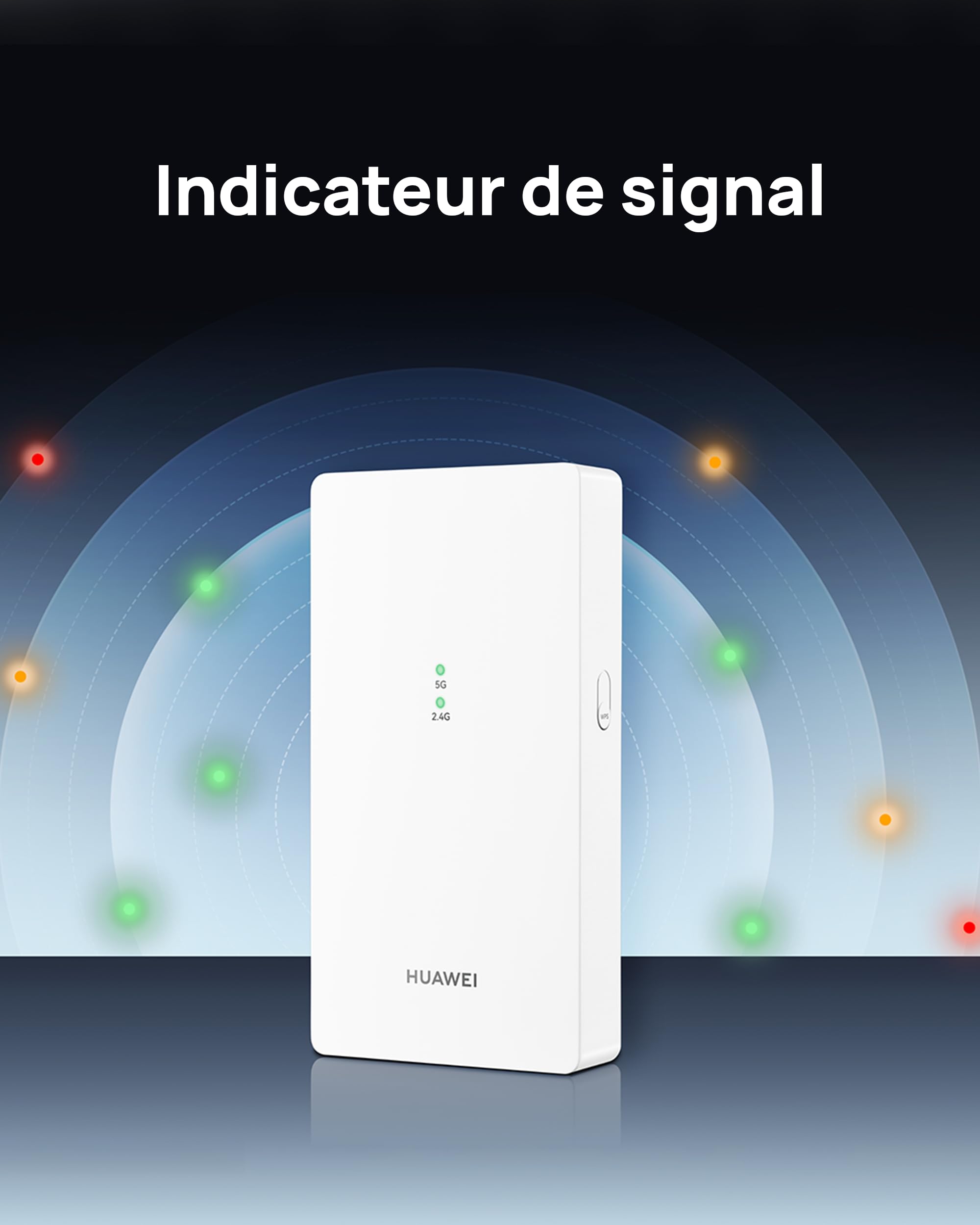 HUAWEI WiFi Extender AX3000, Répéteur Wi-FI Double Bande Wi-FI 6 3000 Mbps, Compatible avec la Plupart des routeurs Wi-FI, Booster Wi-FI avec Mode AP