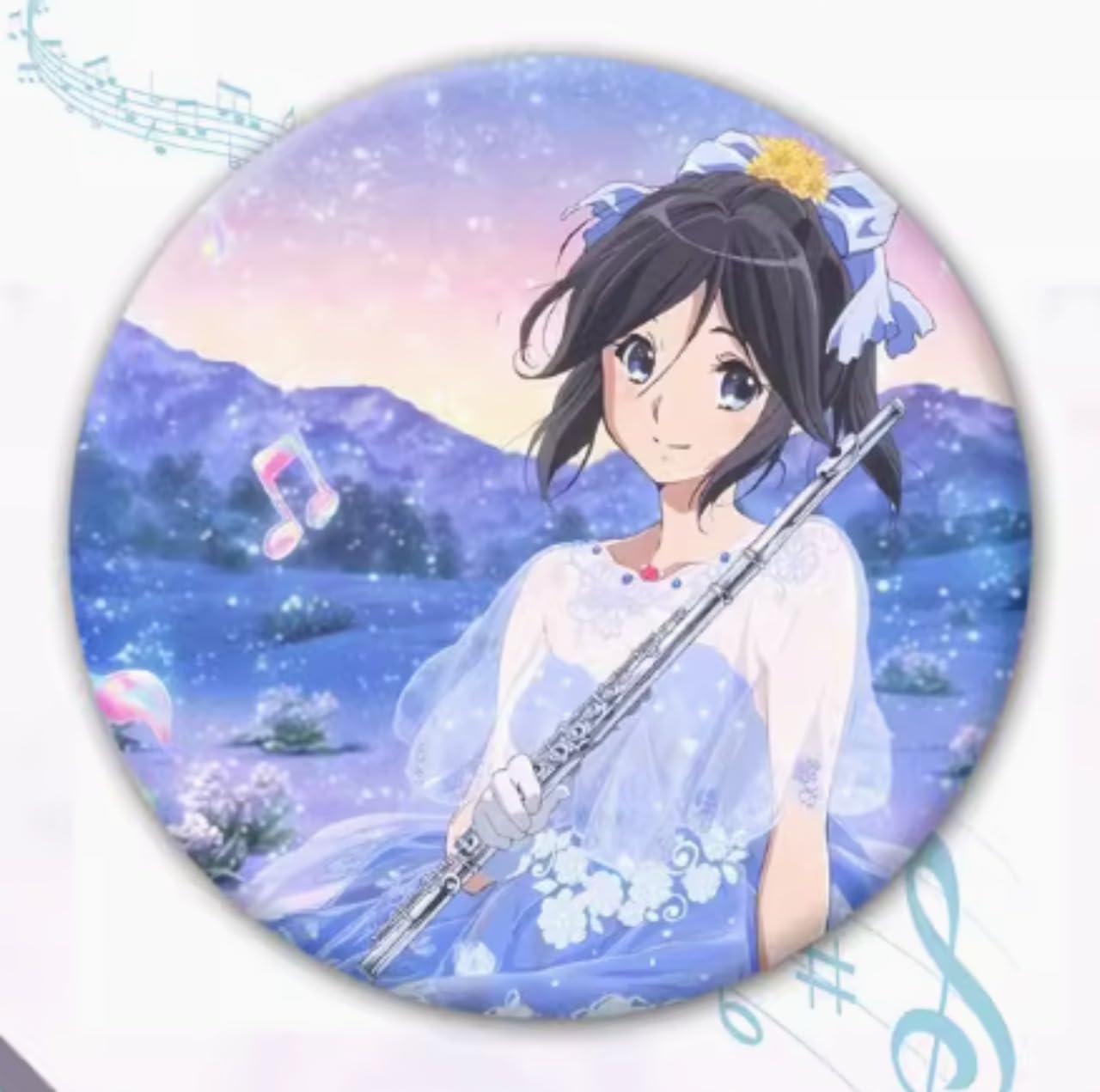 Amazon.co.jp: 響け！ユーフォニアム バッジ 丸バッジ ブローチ