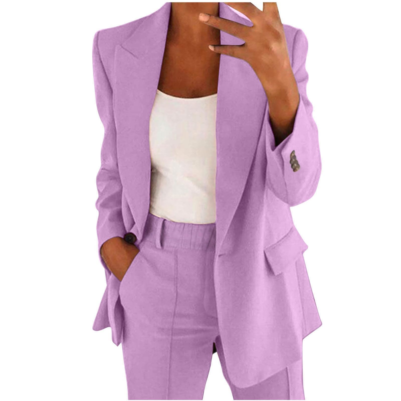 Conjunto de Negocios Elegante para Mujer Chaqueta Formal y pantalón de Oficina Profesional, diseñado para presentaciones, entrevistas y un Aspecto Impecable