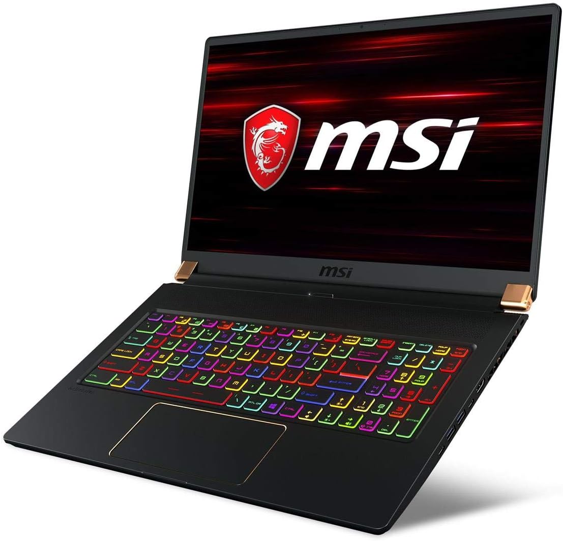 MSI GS75 Stealth 10SF-609 17.3" 240Hz Ultra Thin and Light Gaming Laptop Intel Core i7-10875H RTX2070 32GB 512GB NVMe SSD Win10PRO VR Ready