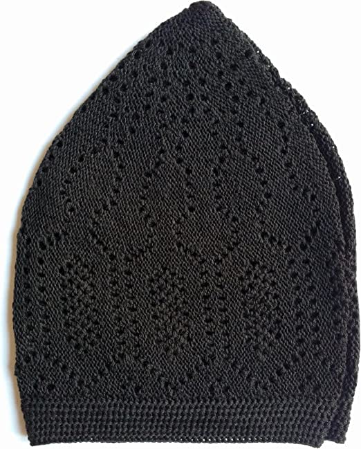 Men Skull Cap Muslim Islamic Prayer Hat Topi Kufi Head Wear