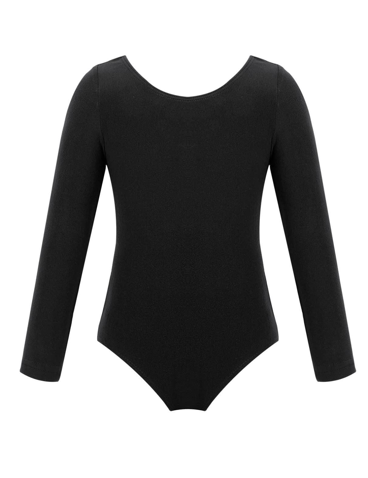YiZYiF Maillot de Danza Ballet Niñas Maillot Clásico Danza Ballet Leotardo Gimnasia Rítmica Body Algodón Suave Manga Larga Ropa Práctica Clases Invierno Primavera — view 3