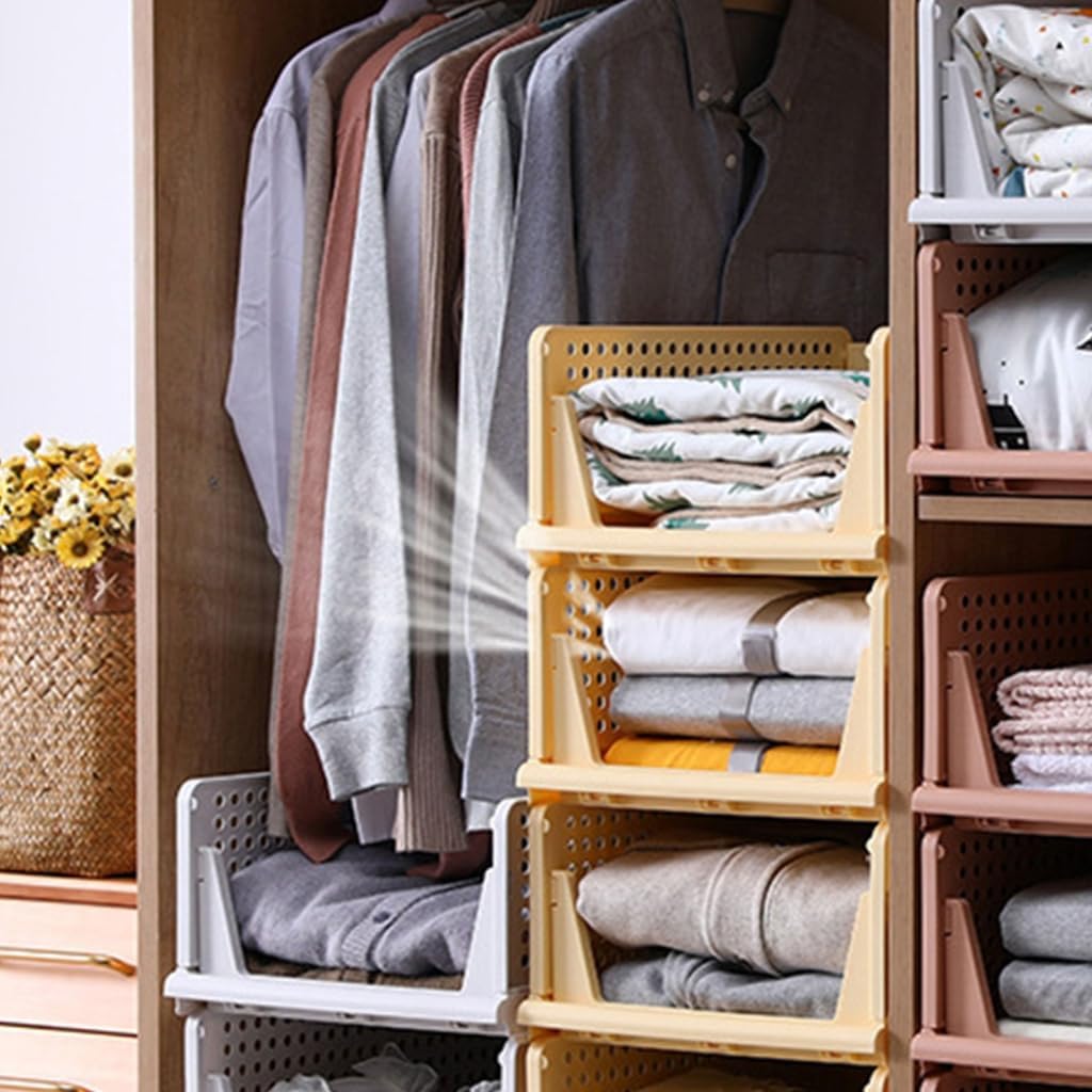 Folding Drawer Styles Clothes Organizers Space Saving Storage Solution for Small Apartments and Dorms Daily Use