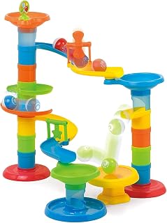 MINILAND Rock and Pop Towel - Primer Circuito de Bolas. Juego de construcción y Bolas para niños
