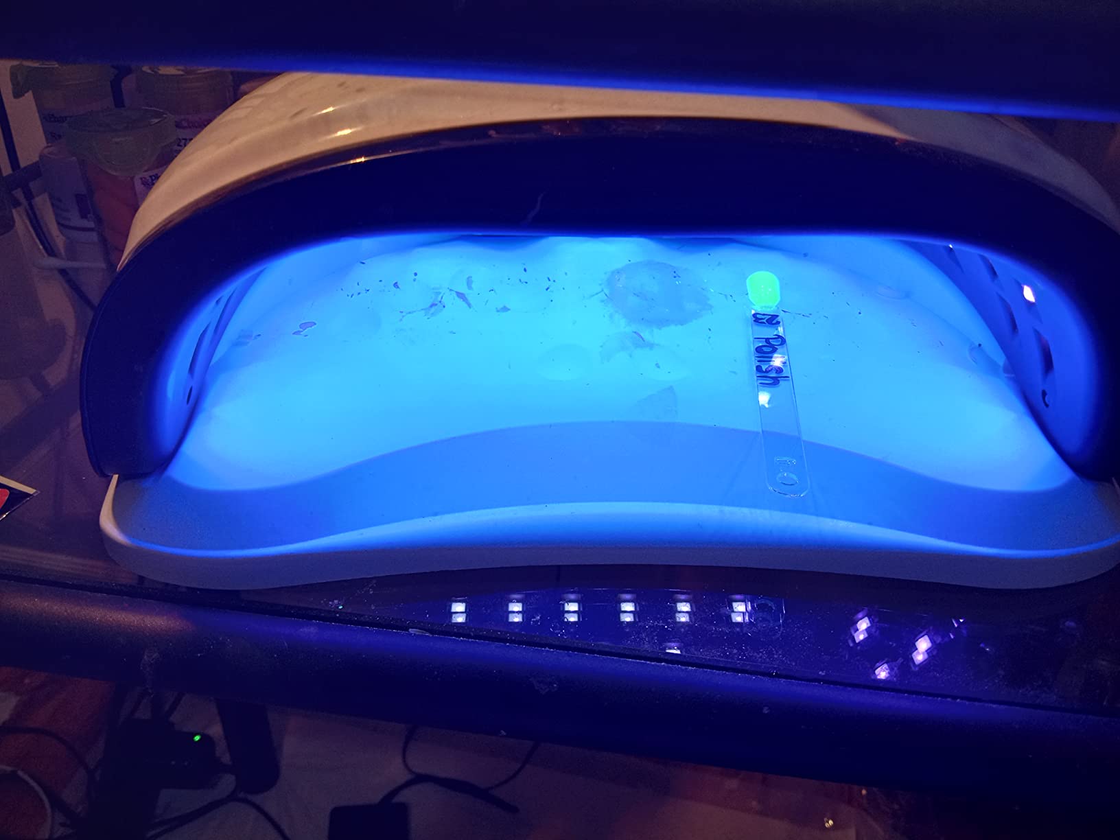 JEWHITENY White U V LED Lamp for Nails:Fast Nail Dryer for Gel Polish with 4 Timers and Automatic Sensor Professional LED Nail Lamp Manicure Tool