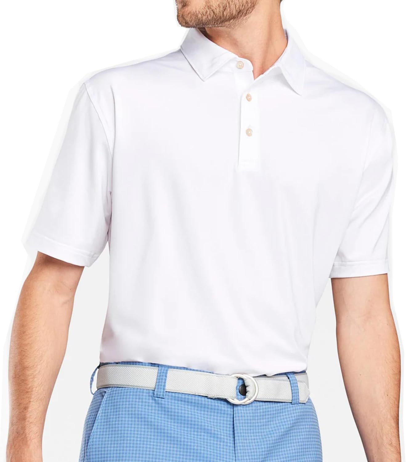 PETER MILLAR Golf Mens Short Sleeve Solid Performance Polo