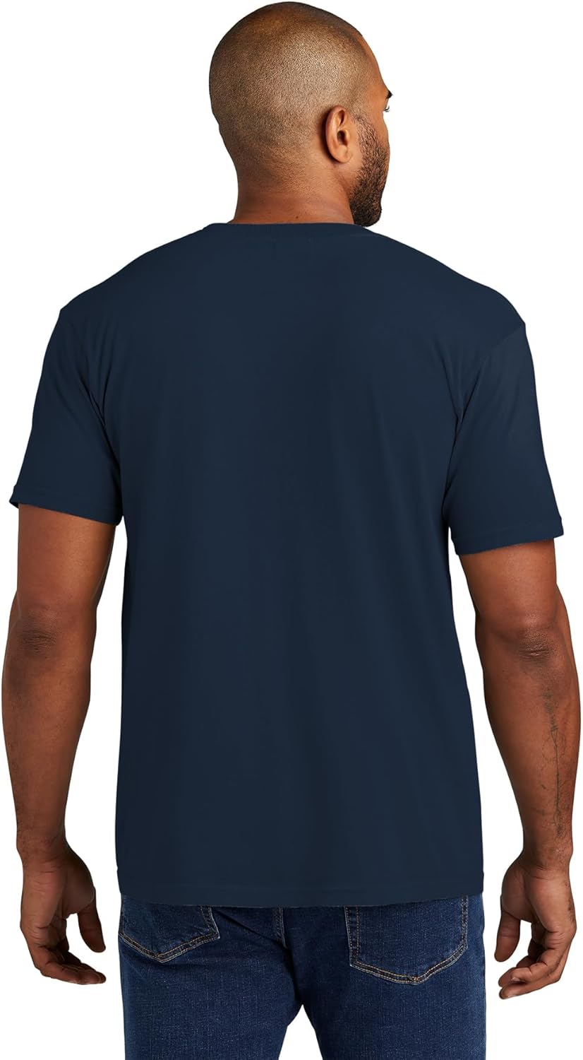 Comfort Colors Men's Adult Short Sleeve Pocket Tee, Style 6030 (Medium, A Navy) - Image 2