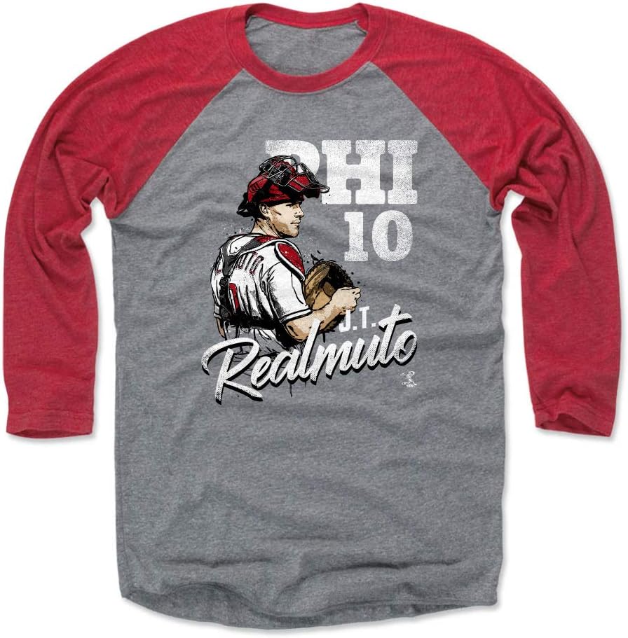 500 LEVEL J.T. Realmuto 3/4 Sleeve Raglan T-Shirt - J.T. Realmuto Team