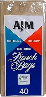 40 Pc Paper Bags Sandwich Container Snack Food Party favors Lunch Bag Grocery