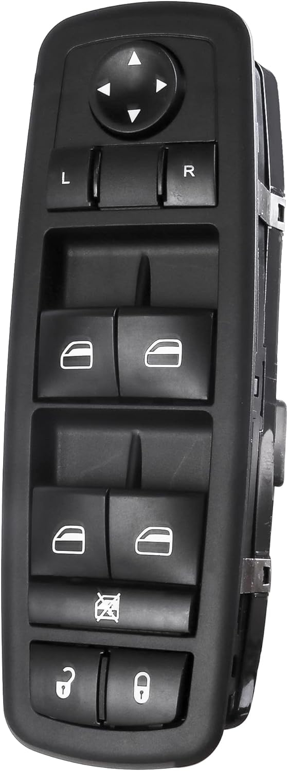 MOSTPLUS Driver Side Power Master Window Switch Compatible with Jeep 2014-2016 Cherokee Chrysler 2015-2016 200 Dodge 2013-2016 Dart Door Switch Accessories Repalces#68271203AB 56046553AC 68271203AA
