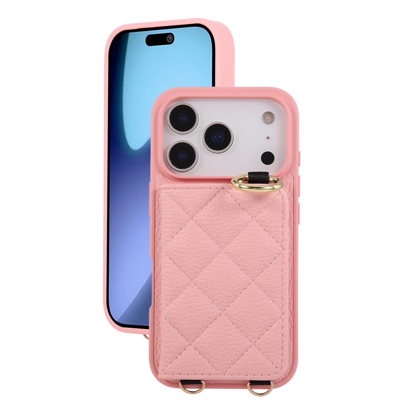 Étui pour iPhone 17 Pro Max rose pour vos sorties quotidiennes