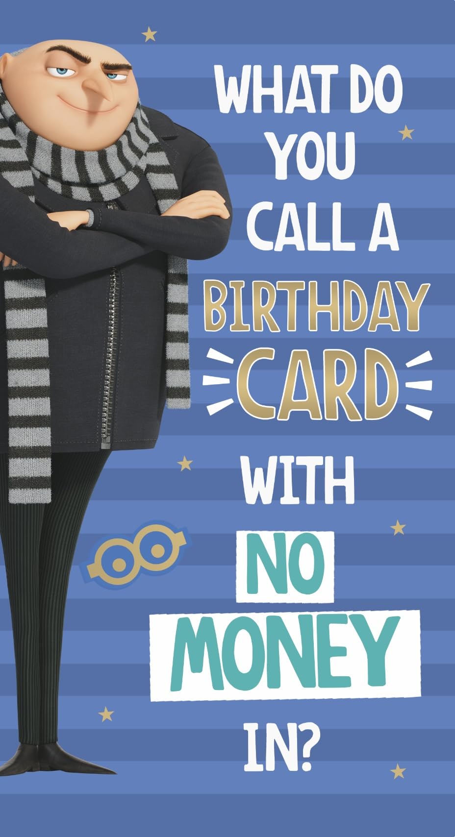 DESPICABLE ME BIRTHDAY CARD