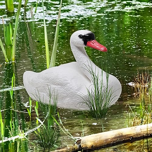 Swan Decoys for Geese | Floating Swan Decoy for Pool Pond & Lake