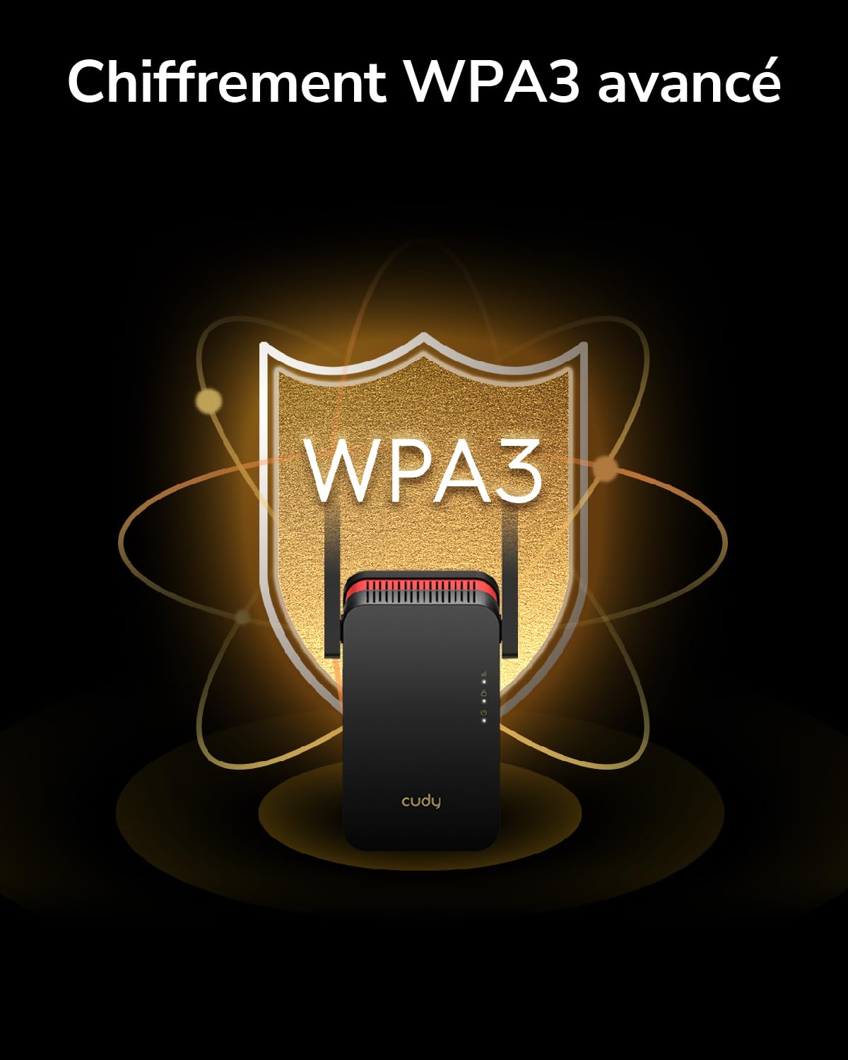 CUDY AX3000 WiFi 6 Support réseau | Compatible OpenWrt, WiFi 6 à 2402 + 574 Mbps, OFDMA, 160 MHz, modes AP/RE, compatible avec n'importe quel routeur