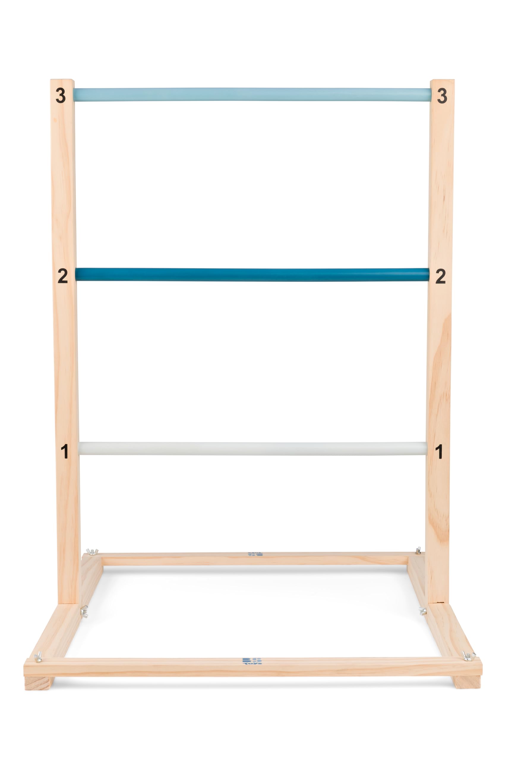 BS Toys - 2-in-1 Leitergolf- und Scheibenspiel - Disc Zielspiel – Aktives Bewegungsspiel für draußen – Wurfspiel & Leiterspiel – Outdoor Spielzeug für Kinder ab 8 Jahre – Gartenspiel & Freizeitspaß