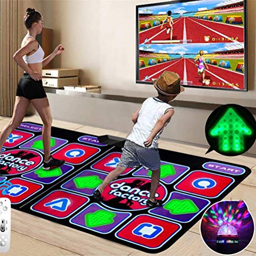 Double Dance Mat, Durable Musical Play Mat Dancer Blanket Dance Machine TV Interface