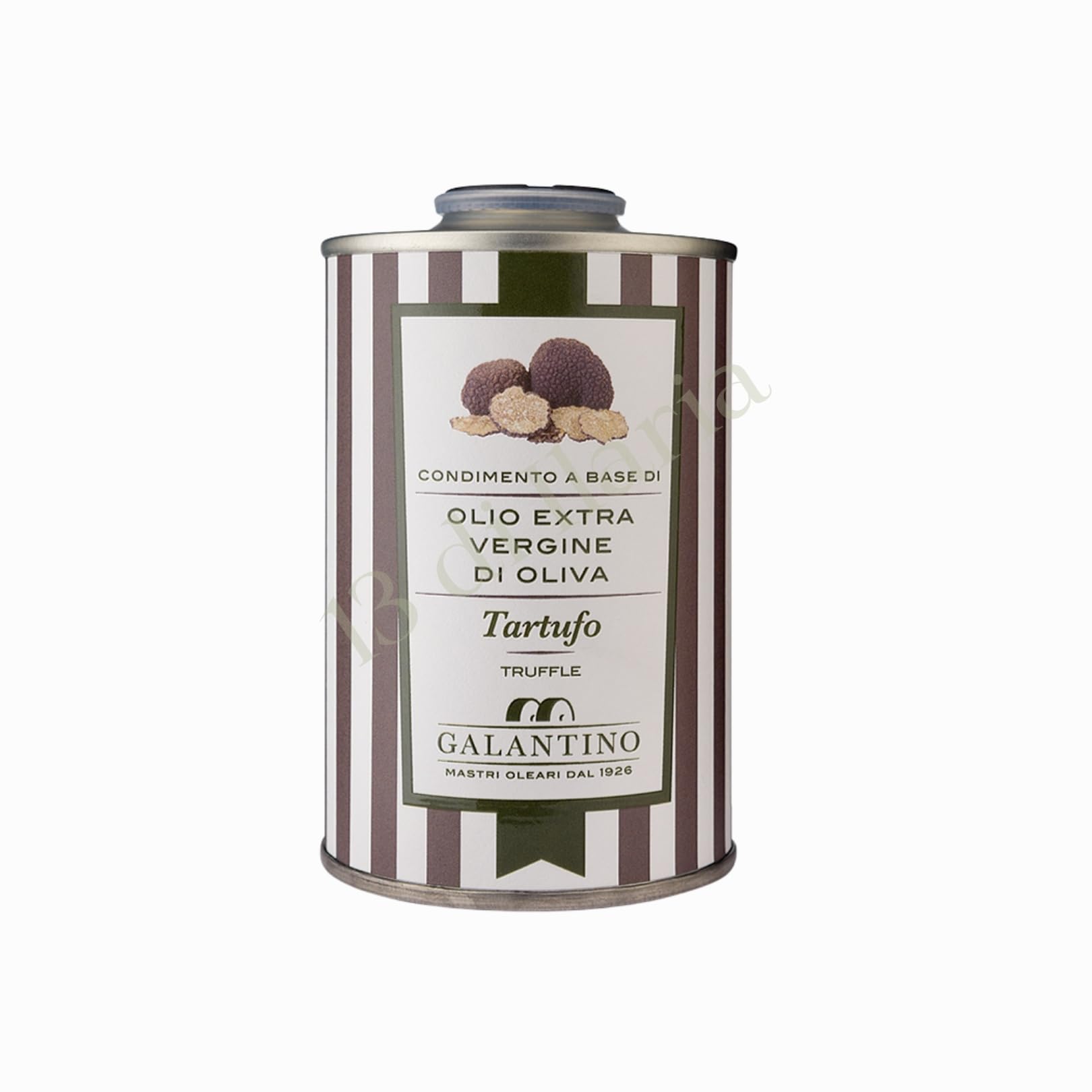 Aceite de Oliva Virgen Extra con Trufa Negra 250 ml | Lata Gourmet, Italiano Artesanal | Sabor Intenso y Elegante | Hecho en Puglia - 1