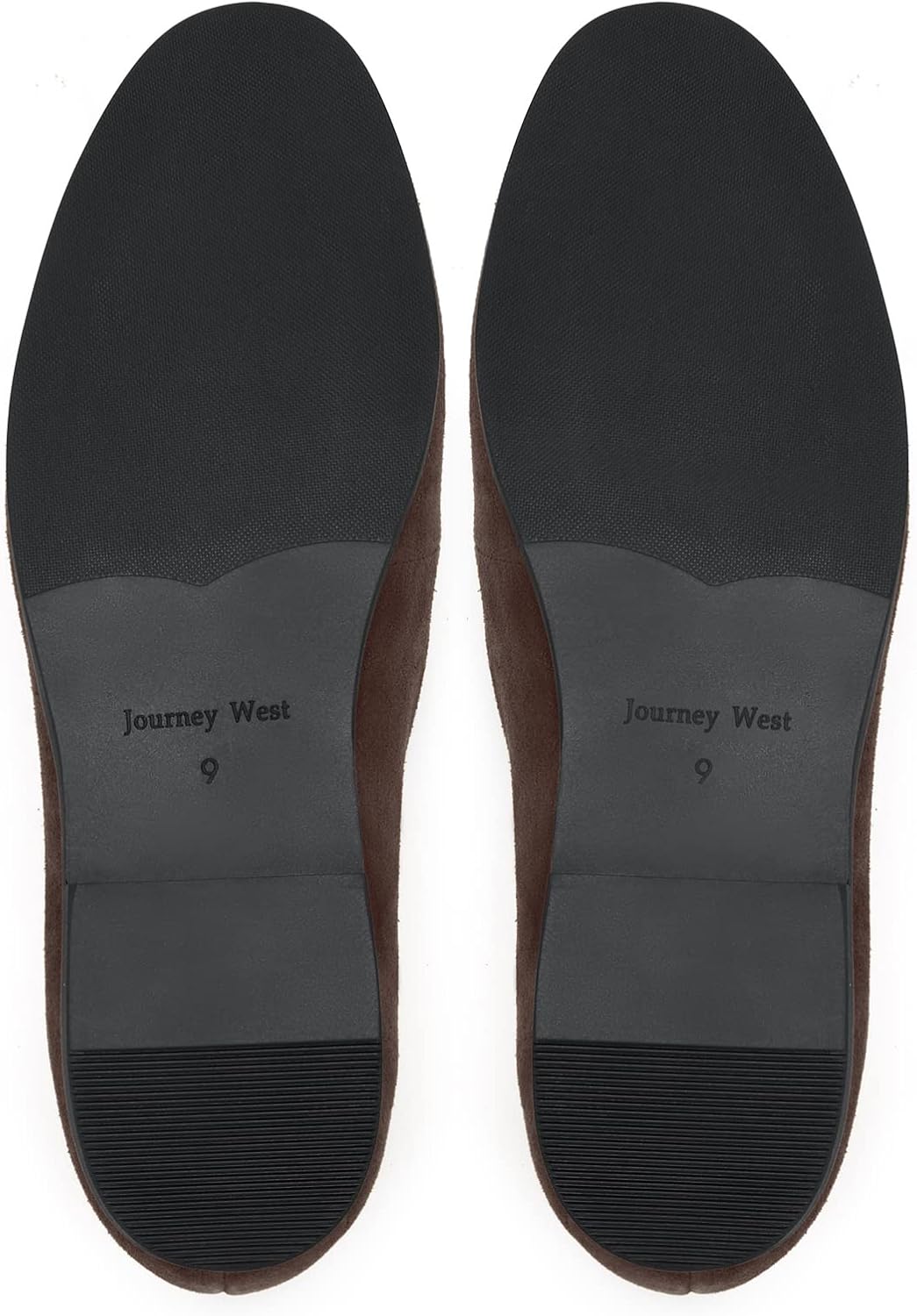 Journey West Men's Suede Leather Belgian Loafers for Men Slip-on Casual Penny Casual Loafers - Image 5