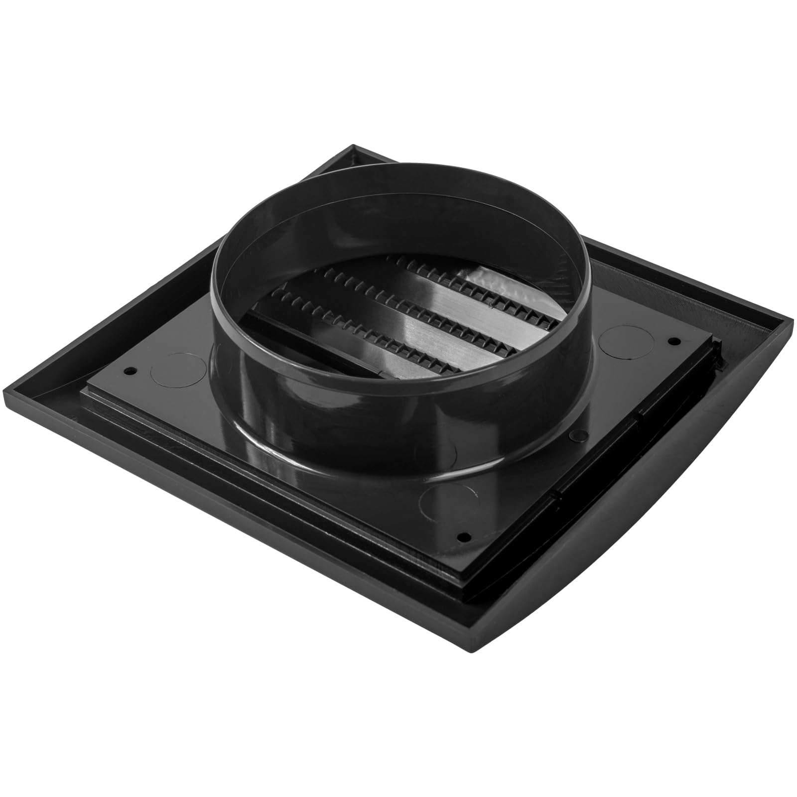 Grille D'aération Noire De 10 Cm Avec écran De Protection