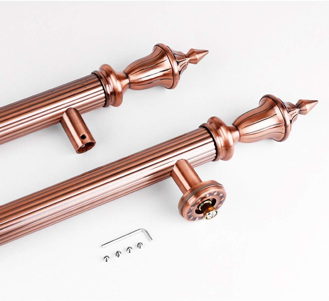 Glass Door Handle Set,Double Sided Handlebar Handle Made of Stainless Steel, Commercial Door Handle,Back to Backniture Handles/Red/1400Mm
