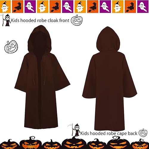 Miniatura 2 de Túnica con capucha para hombre, capa de caballero, disfraz de Halloween, túnica con capucha, capa de cosplay