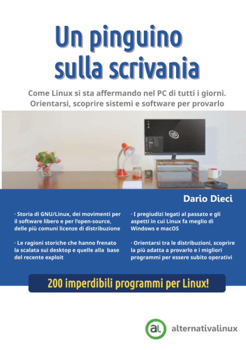 Un pinguino sulla scrivania