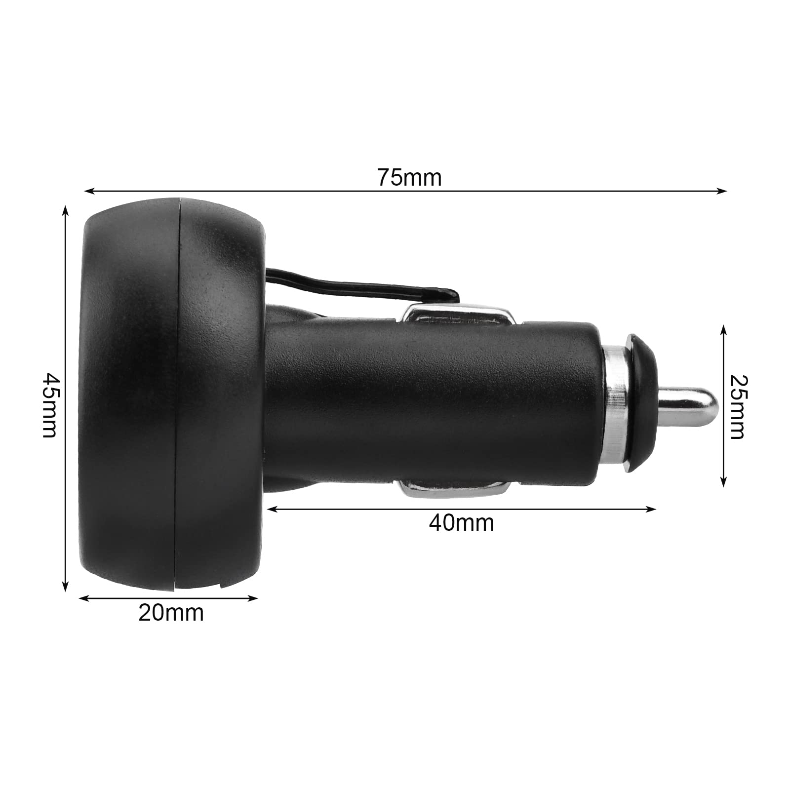 3 In 1 Digital LED Car Voltmeter Thermometer Auto Car Cigarette Lighter Usb Charger 12v 24v Temperature Meter Voltmeter 3 In 1 Digital LED Car Voltmeter Thermometer Auto Car Cigarette Lighter Usb Charger 12v 24v Temperature Meter Voltmeter