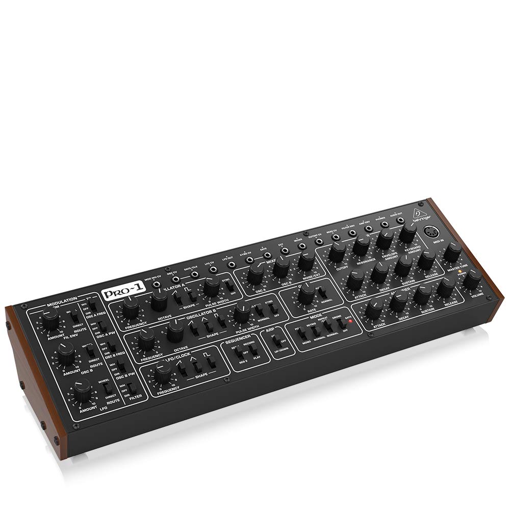 Behringer PRO1 Analog Synthesizer with Dual VCOs, 3 Simultaneous