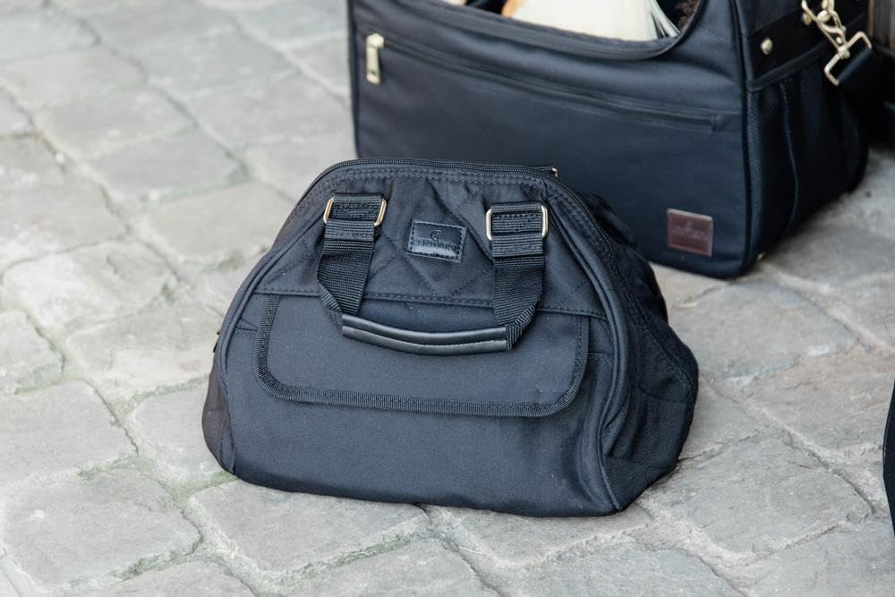 Helmtasche, Farbe: Schwarz, Für Erwachsene Reiter, Unisex, Helmtasche