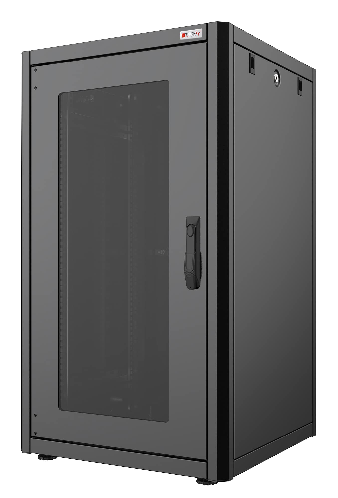 Techly Professional 364576 Armadio Rack 19" 600x600 20 Unita' Nero Serie Easynet Nero