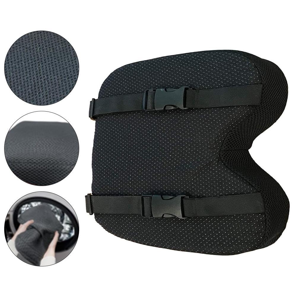 Galette De Rameur Concept 2 – Coussin Haute Densité 32x22x7 Cm, Mousse à Mémoire De Forme, Antidérapant, Respirant – Confort Coccyx